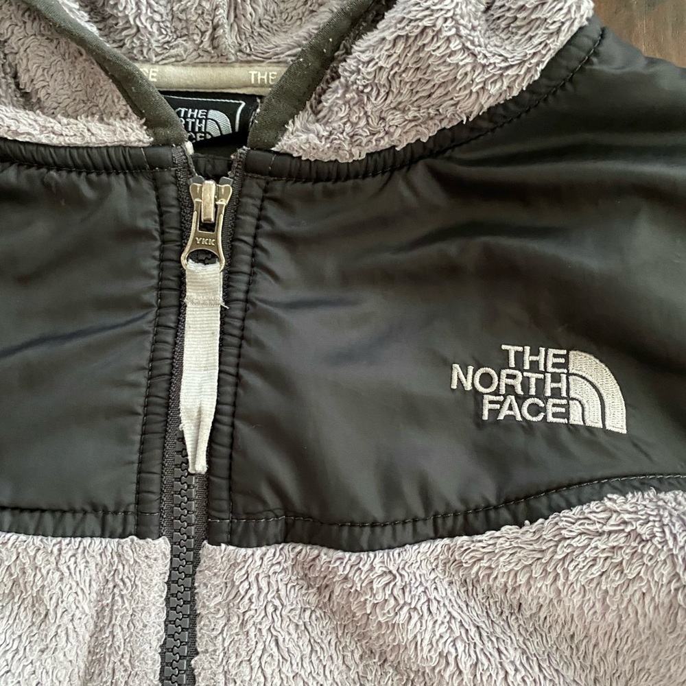 The North Face Oso Hoodie Full Zip Jacket Gray Size 14-16 - Picture 2 of 8